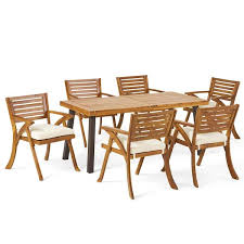 Noble House Scarlet 7 Piece Acacia Wood