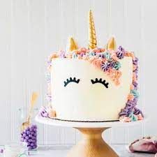 Rainbow Unicorn Cake gambar png