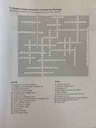 Complete the crossword, then click on check to check your answer. Solved H Crossword Puzzle Introduction To Ossword Puzzl Chegg Com
