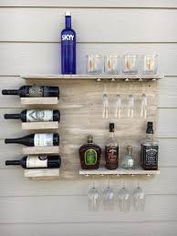 Wall Bar Liquor Shelf