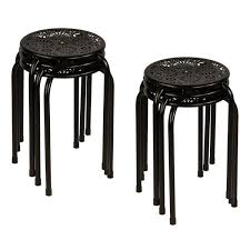 Atlantic Daisy Stackable Stool 6 Pack