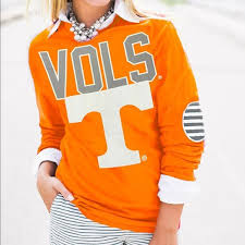 Gameday Couture Tennessee Elbow Patch Tee Nwt