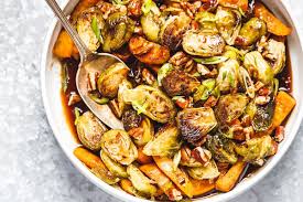 roasted brussels sprouts and sweet