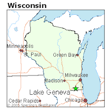 Lake Geneva Wisconsin Map Woestenhoeve