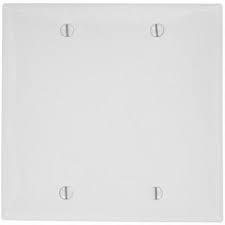 4.2 out of 5 stars. 2 Gang No Device Blank Wall Plate Standard Size Thermoplastic Nylo Leviton