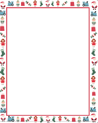 Christmas Letter Borders Free Printable Theveliger