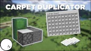 minecraft java carpet duplicator