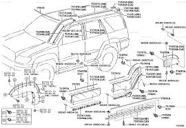 moulding for toyota 4runner n210 4