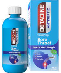 sore throat betadine povidone iodine