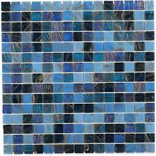 lake blue 3 4x3 4 glass tile tilebar com
