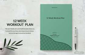 free 12 week workout plan template