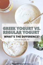 greek yogurt vs regular yogurt a