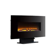bow front wall mount electric fireplace