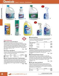 chemicals bleach sanitizer