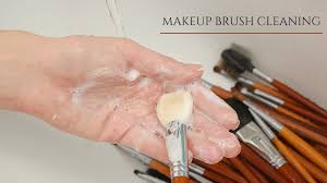 clean and sanitize your makeup brushes
