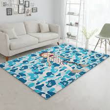 bape ft louis vuitton area carpet rugs