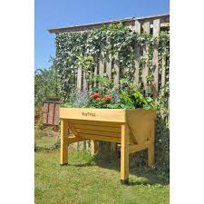 Vegtrug 1 M Wooden Raised Bed Planter