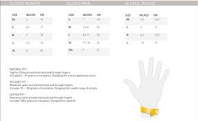 Hh Gloves Size Chart Muziker Lt