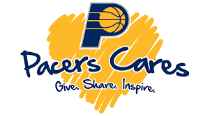 The indiana pacers logo has pacers blue, yellow, and silver colors and a stylized letter p object with a basketball inside it, placed on a white the indiana pacers logo png format can be found below. Pacers Cares Vector Logo Svg Png Getvectorlogo Com