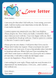 Apology Letter To Boyfriend Some Sample Apology Love Letter