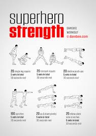 superhero strength workout