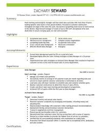 Formatting your cv is necessary to make your document clear, professional and easy to read. Sales Manager Cv Template Cv Samples Examples