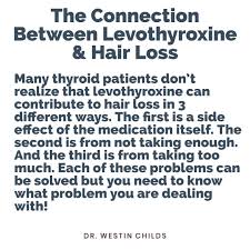 levothyroxine and hair loss 3 causes
