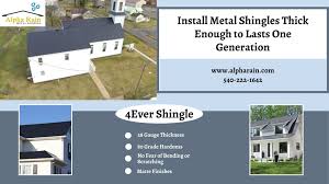 The answer to this question will depend on various factors: Install Durable Metal Roof Shingles By Alpha Rain Metal Shingle Roof Metal Shingles Shingling