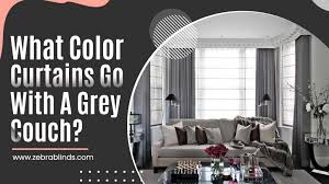 what color curtains go with a grey couch