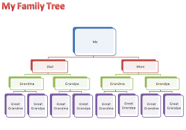 Family Tree Template Ms Word 2007 2010 Family Tree