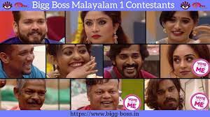 Each contestant can internally nominate maximum two other contestants as these two there are 3 seasons aired so far. Bigg Boss Malayalam 1 Contestants List Bigg Boss Tv Show Voting