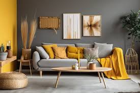 Living Room Yellow Sofa Images Browse