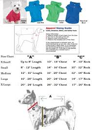 Zack And Zoey Dog Coat Size Chart Best Picture Of Chart