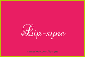 lip sync meaning unciation