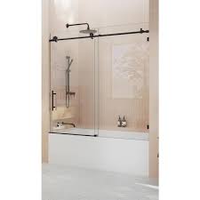 Frameless Bath Tub Sliding Shower Door