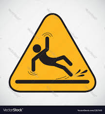 wet floor caution sign royalty free