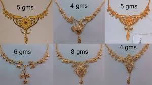 Latest Gold Necklace For Women Under 10 Grams Gold