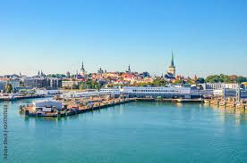 beautiful cityscape of tallinn estonia