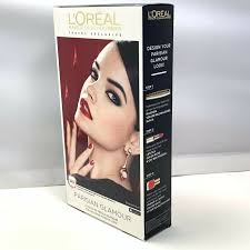 l oreal las parisian glamour mascara lipstick nail polish makeup and pouch set