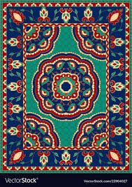 colorful carpet with mandalas royalty