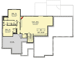 Walkout Ranch Home Plan With 4 Car