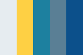 blue gold teal color palette