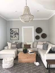 Grey Wall Cream Couch Grey Walls