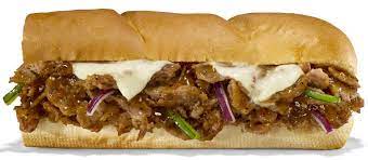 sweet onion steak teriyaki sandwich