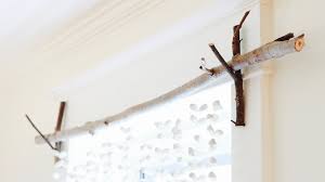 Diy How To Make A Twig Curtain Rod