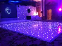 irregular led starlit dance floor for