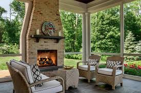 Four Season Porch With Fireplace