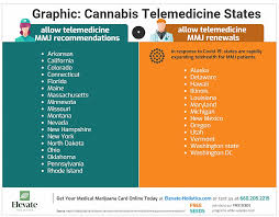 Mmjrecs online clinic now offers medical marijuana recommendations in missouri for $129.99! Graphic List Of All Mmj Telemedicine States Elevate Holistics
