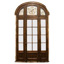 Antique Tall Glass French Doors With