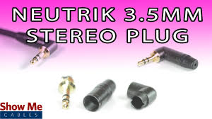 Order radio cable p/n slcab847 and jumper module p/n slmodht. 3 5mm Neutrik Right Angle Stereo Connector Diy Project To Repair Your Audio Cable 456 Youtube